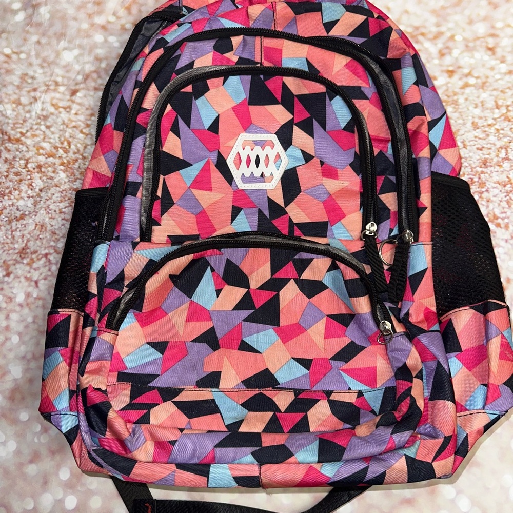 Geometric Pattern Backpack